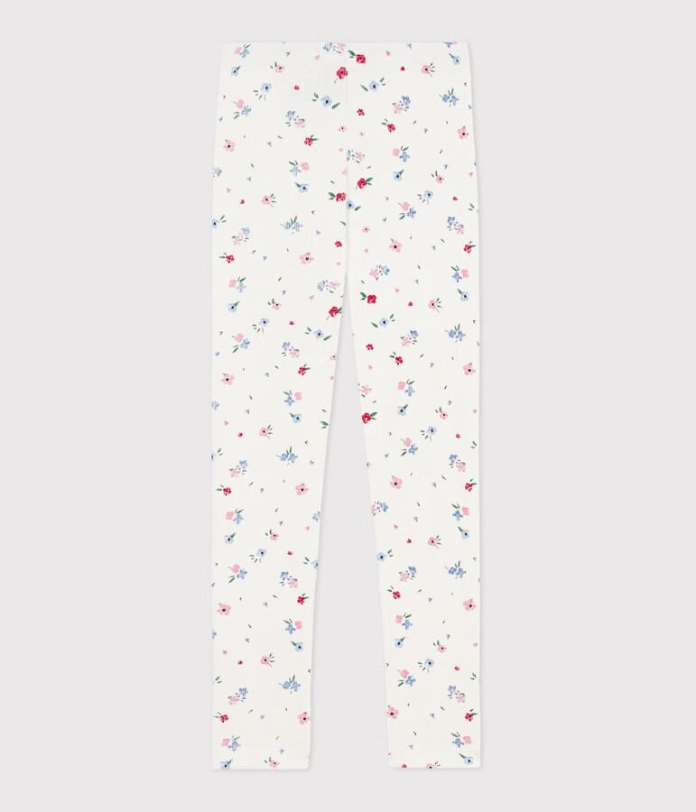 Petit Bateau - Legging enfant en coton imprimé fleurs