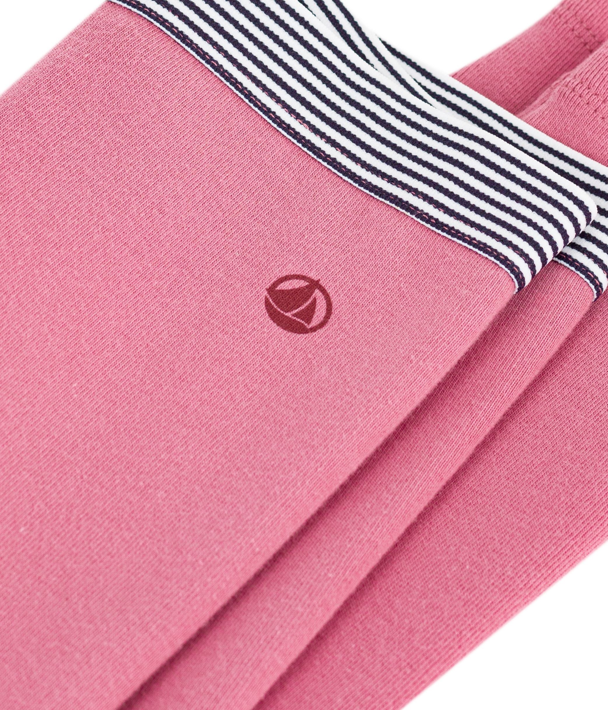 Petit Bateau - Plain cotton children's leggings