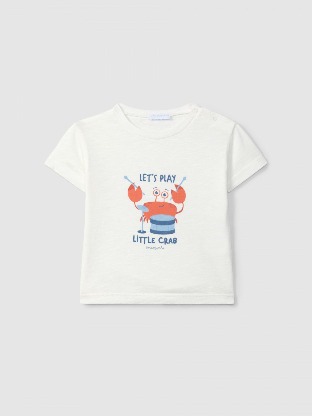 Laranjinha - "Let's play little crab" T-shirt