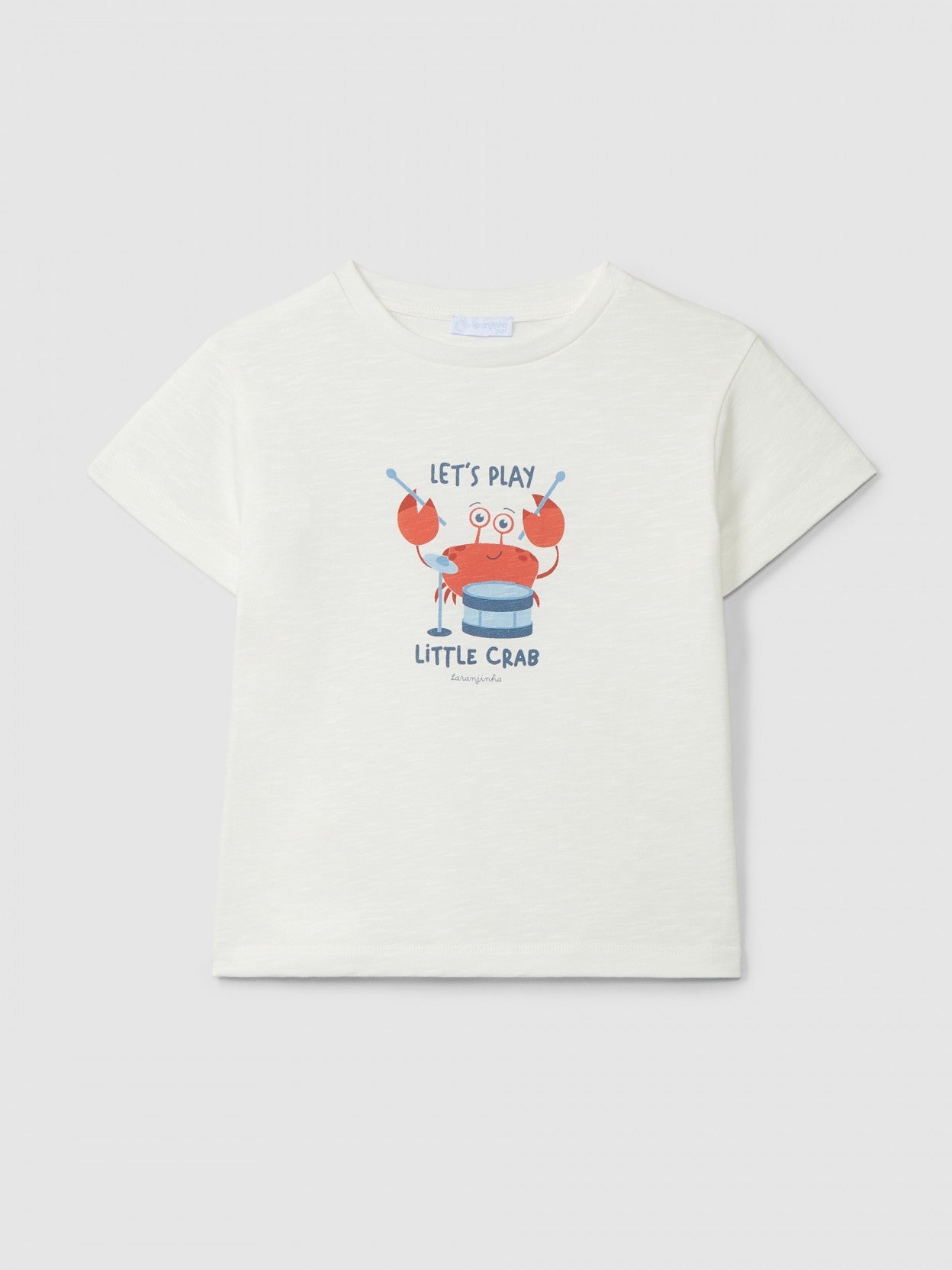 Laranjinha - "Let's play little crab" T-shirt