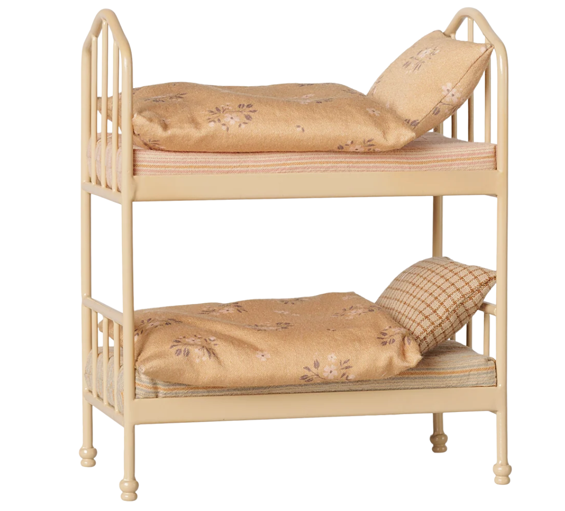 Maileg - Bunk Bed, Mouse, Beige