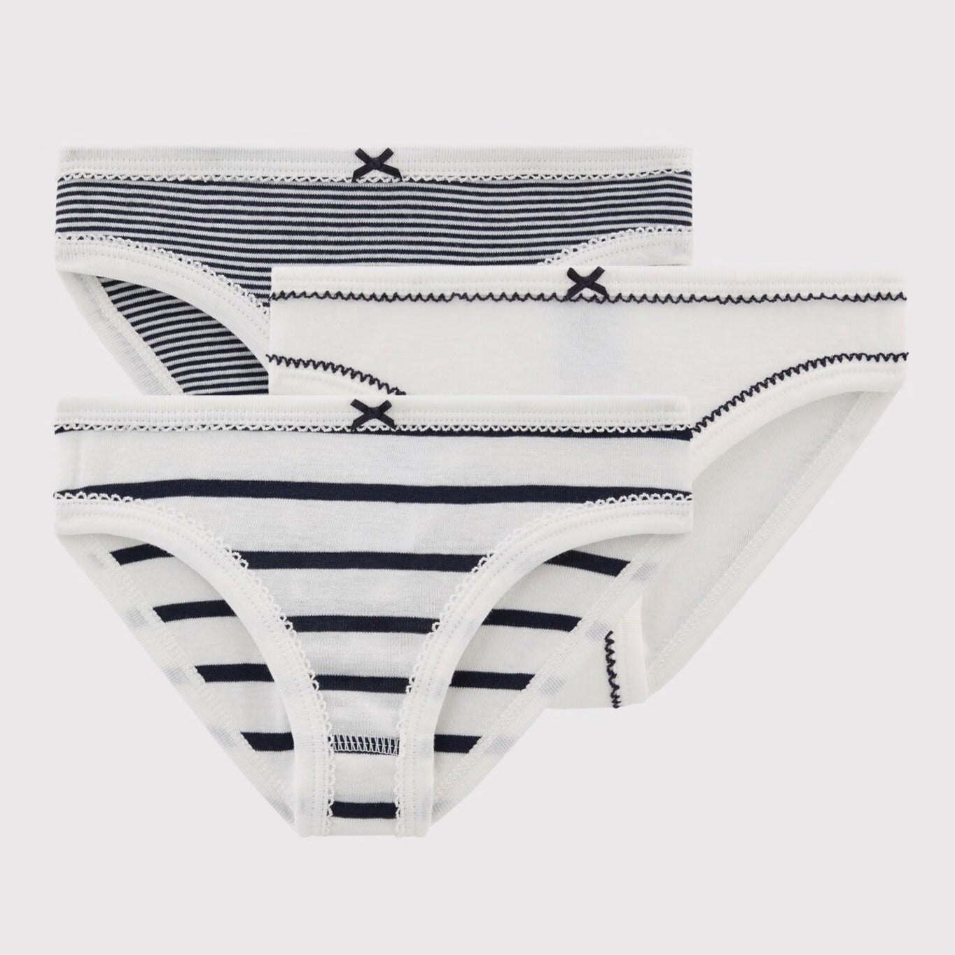 Petit Bateau - Set of 3 Striped Panties
