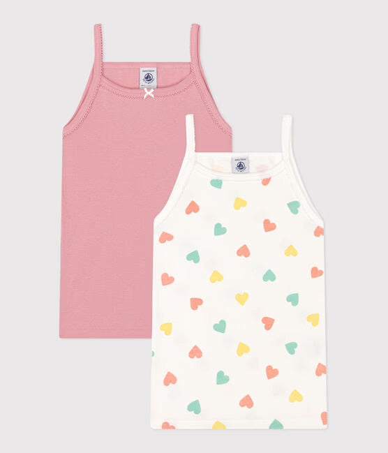 Petit Bateau - Set of 2 Strapless Camisoles