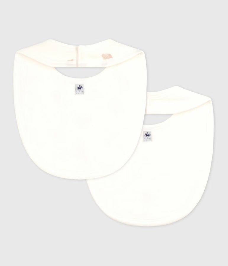Petit Bateau - Lot de 2 Bavoirs Ourson