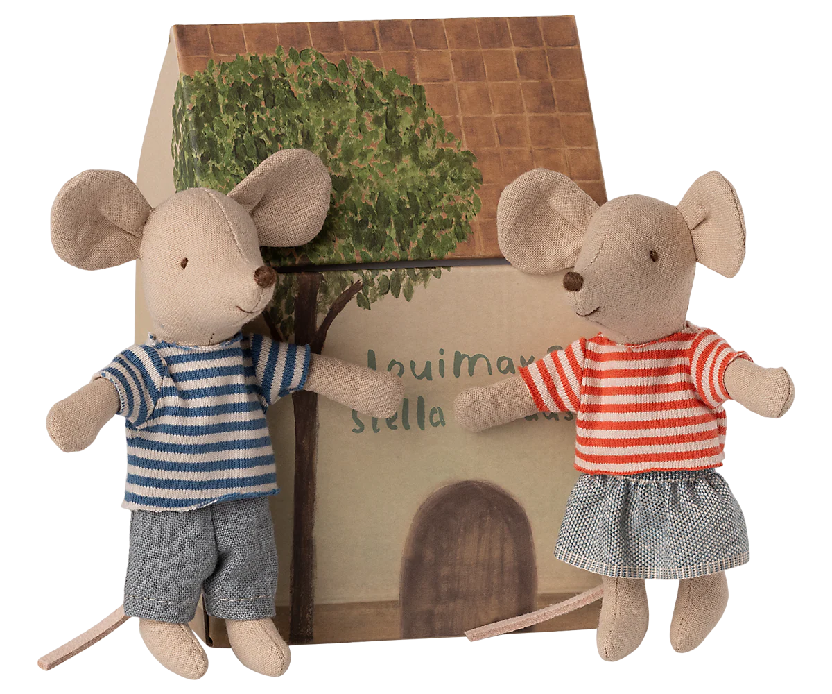 Maileg - LouiMax & Stella, Little sister and brother mice