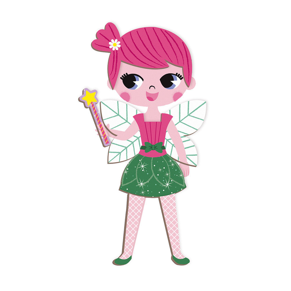 Janod - Magneti'Book Costume Girl