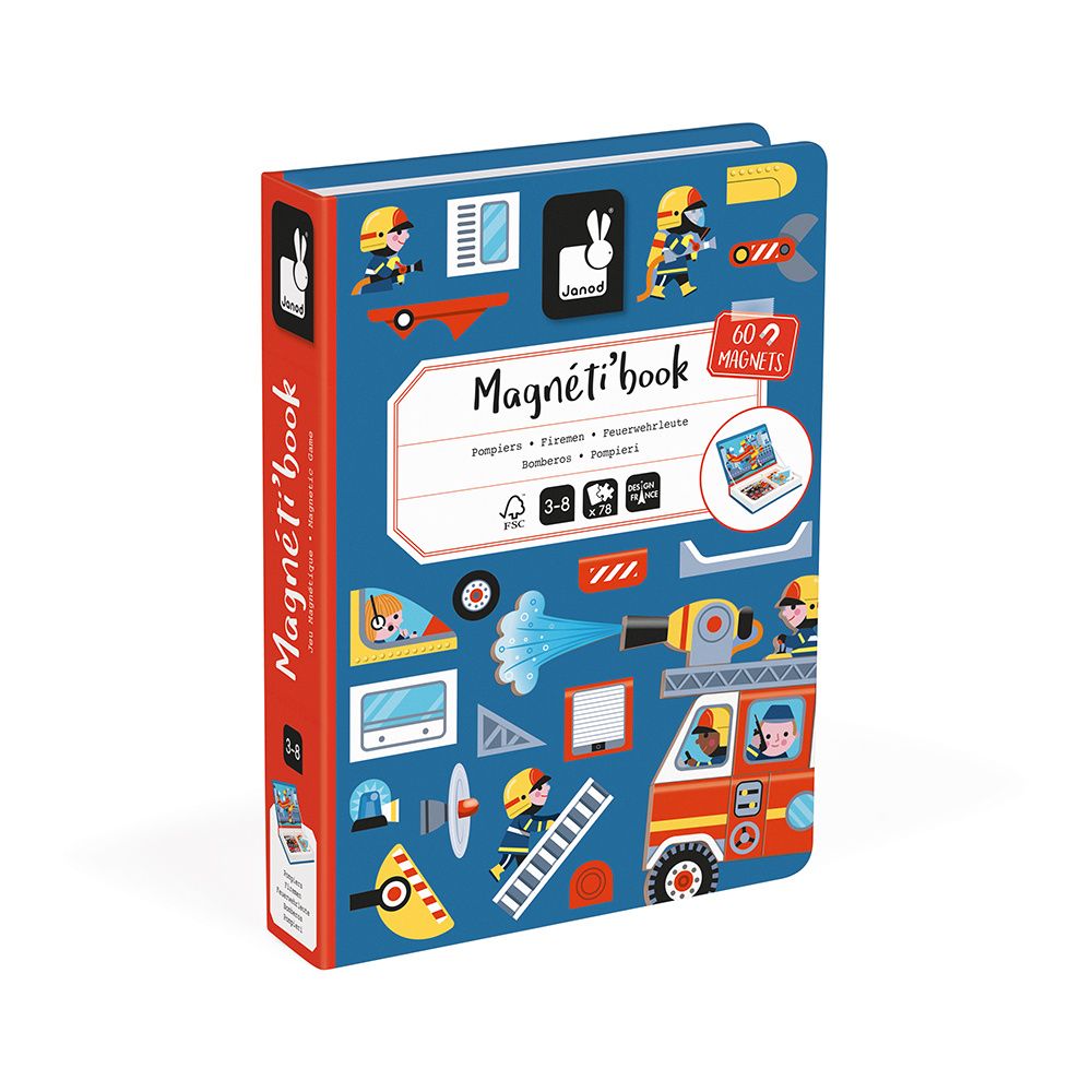Janod - Magnéti'Book Pompiers