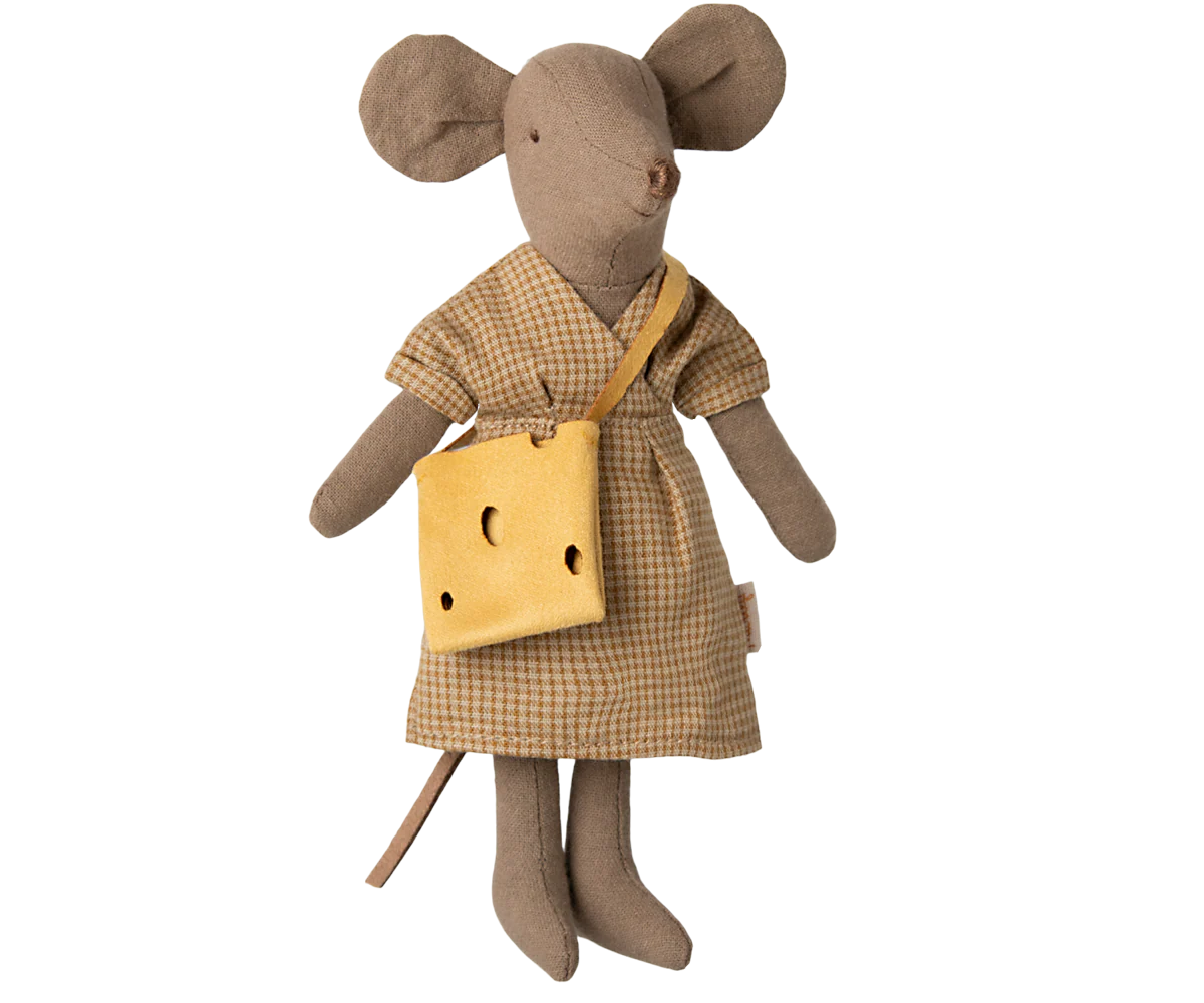 Maileg - Mum mouse - Light brown