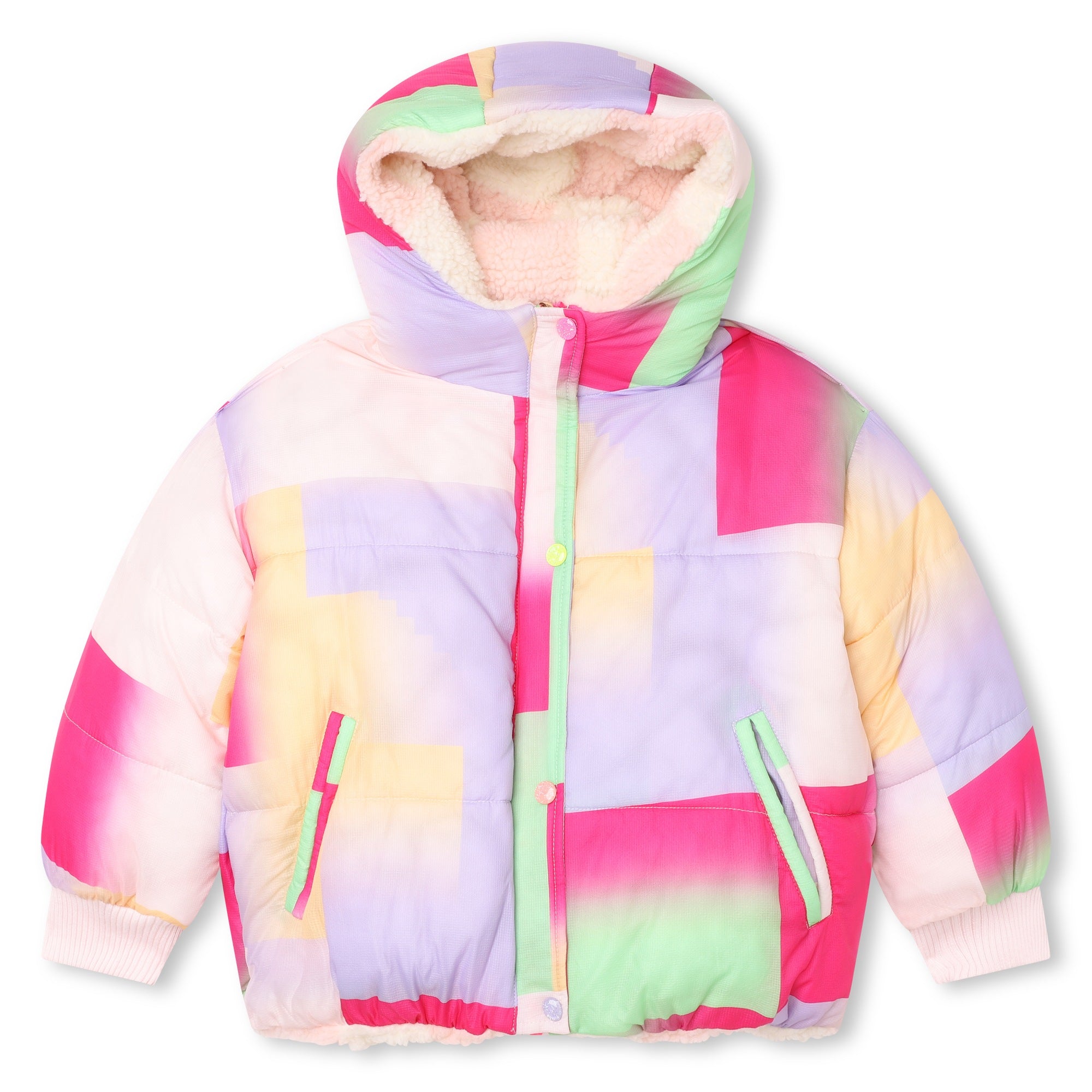 Billieblush - Manteau à Capuche Réversible