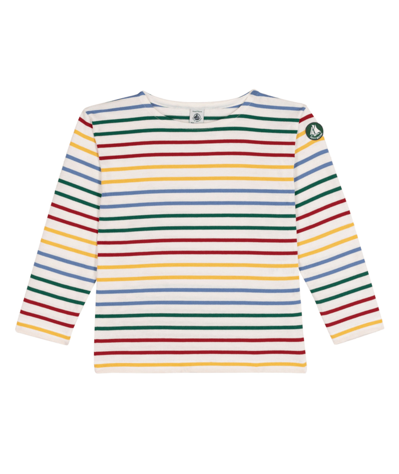 Petit Bateau - Marinière enfant mixte en coton manches longues
