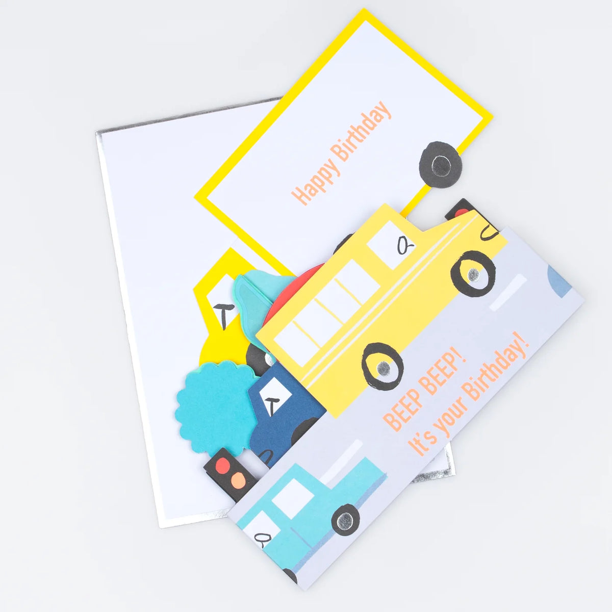 Meri Meri - Transport Concertina Birthday Card