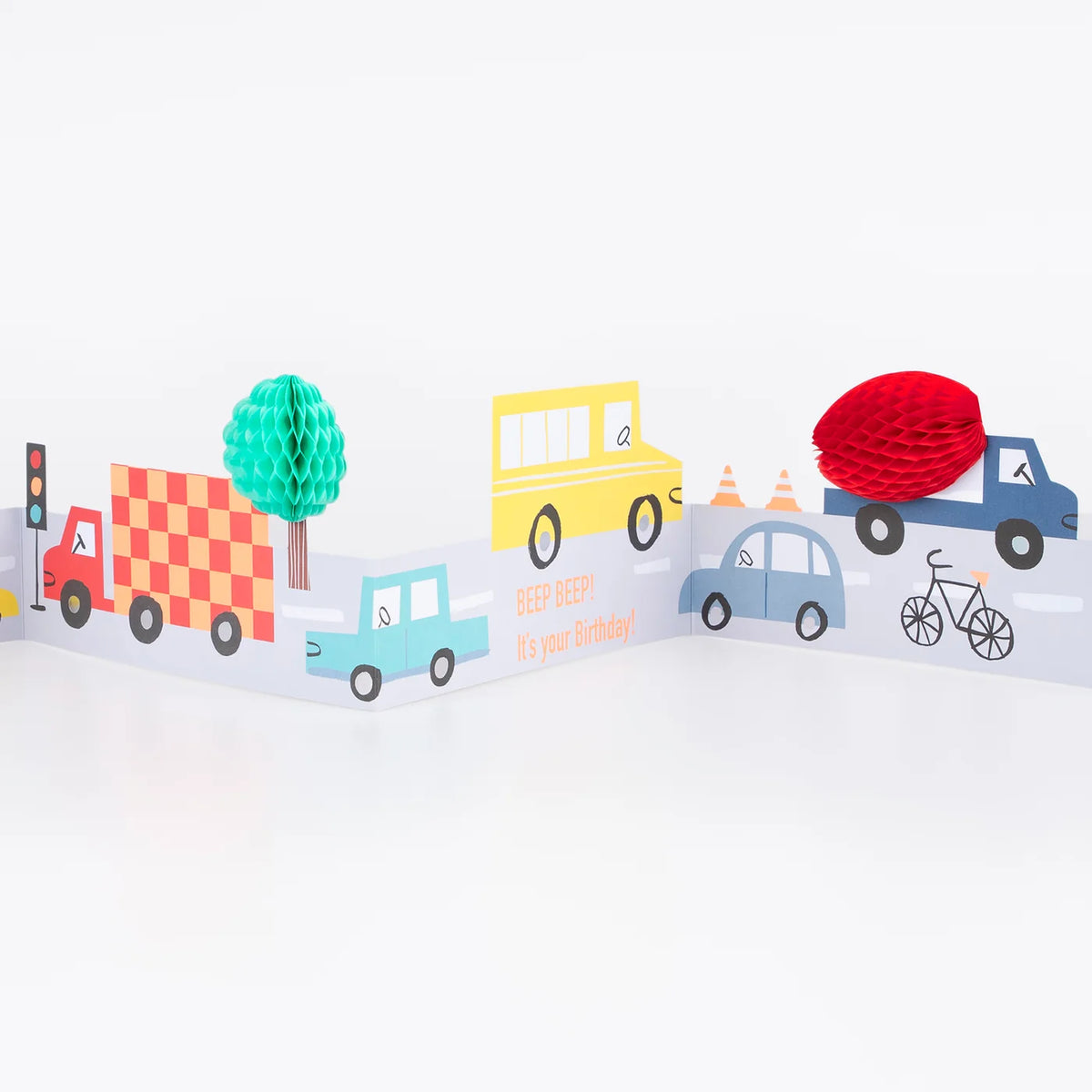 Meri Meri - Transport Concertina Birthday Card