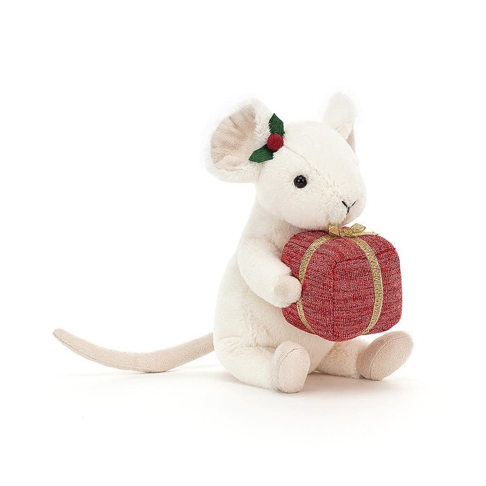 Jellycat - Merry Mouse : Cadeau
