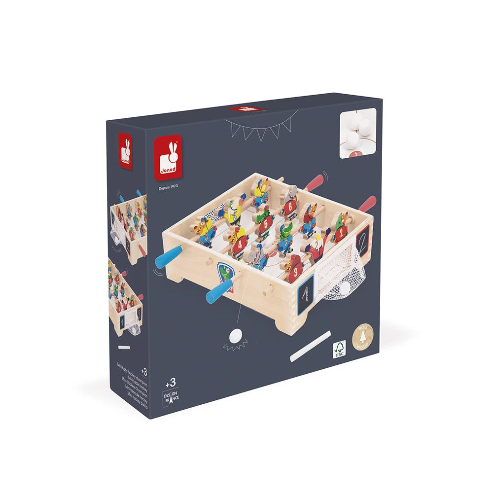Janod - ApplePop mini hockey table 