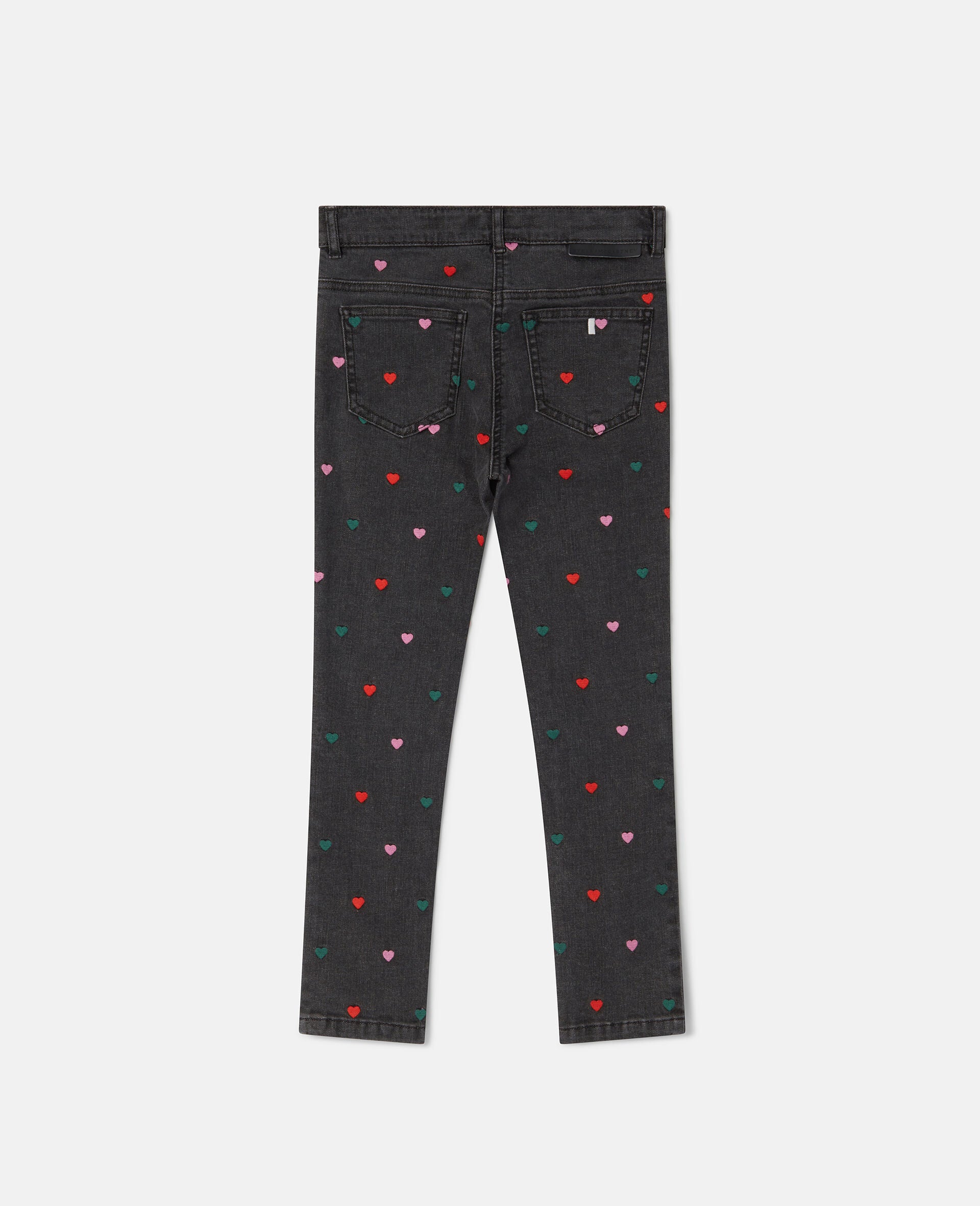 Stella McCartney - Pantalon en Denim Coeurs