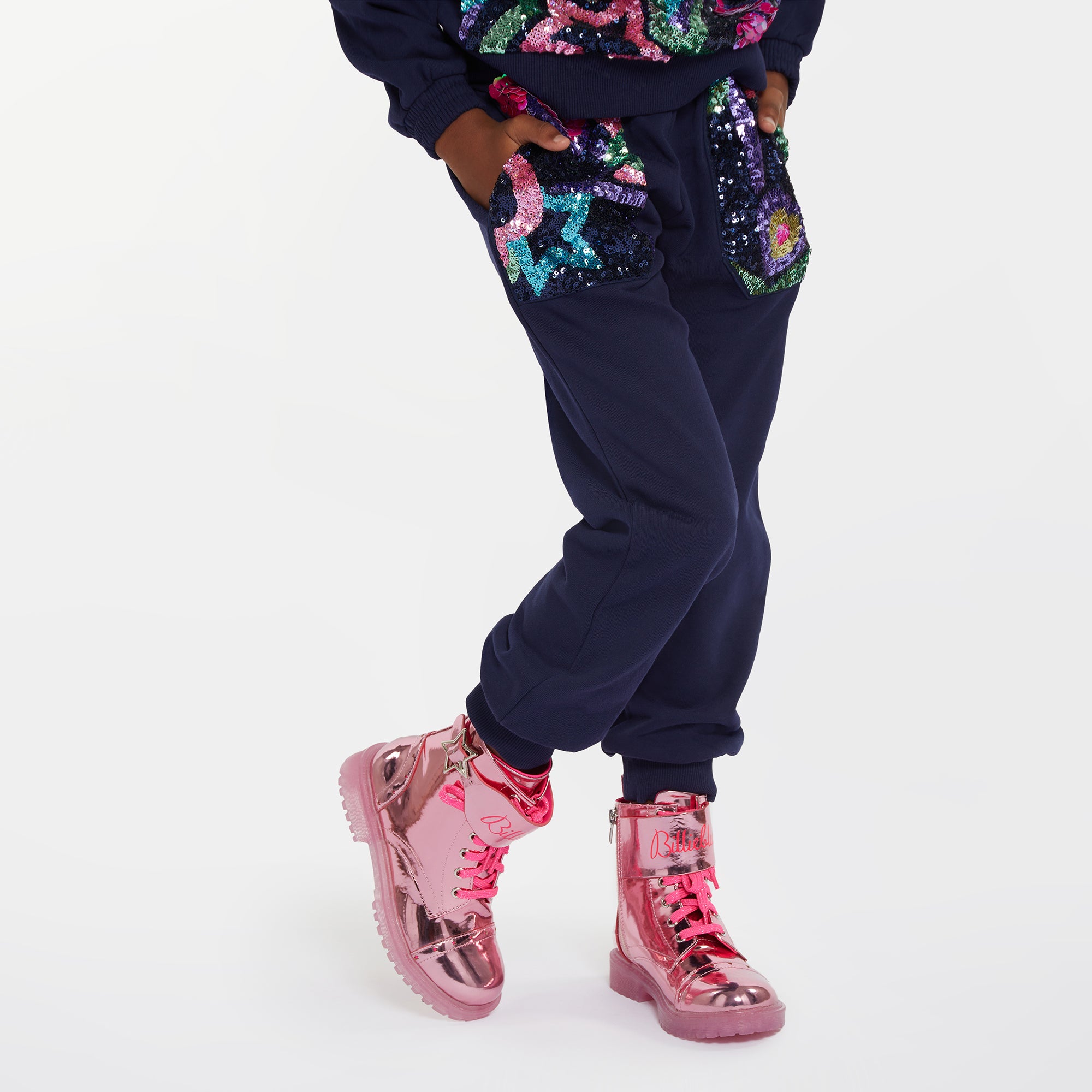 Billieblush - Pantalon de Jogging Pailleté