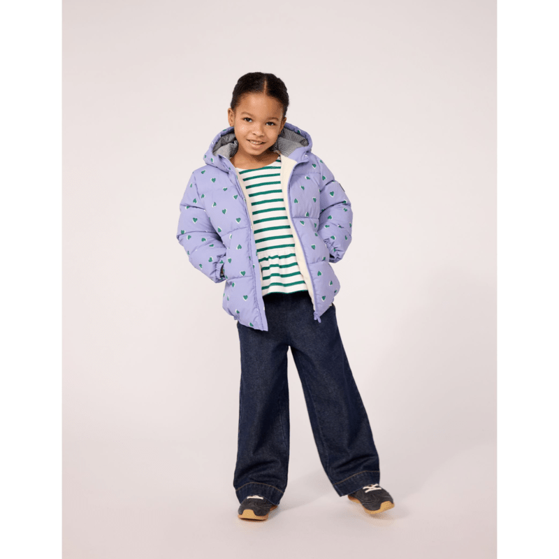 Petit Bateau - Pantalon wide leg enfant en denim