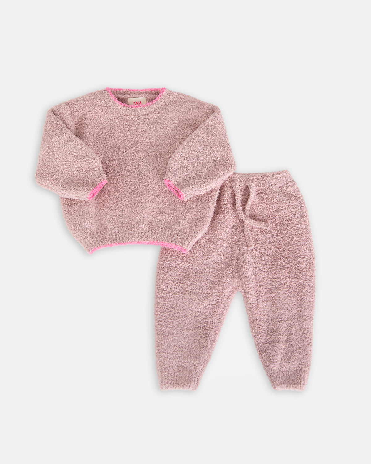 7 AM - Boxy Fuzzy Lounge Pants