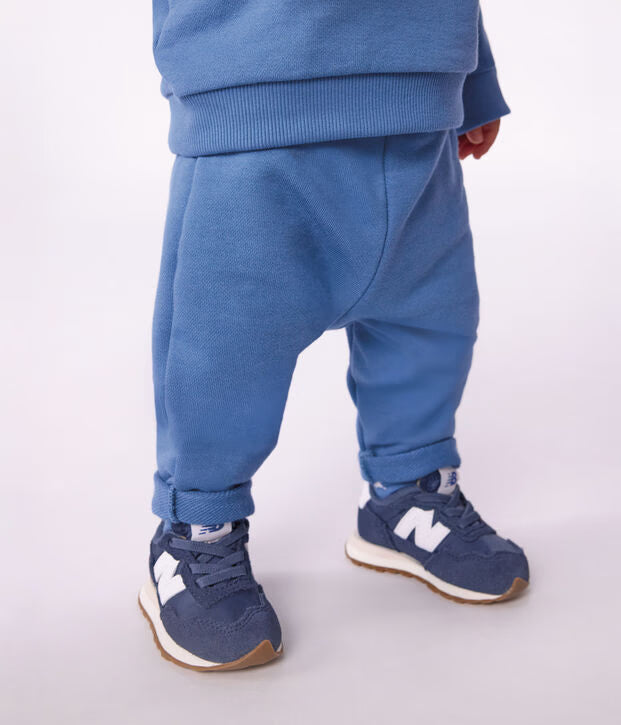 Petit Bateau - Pantalon de jogging bébé en coton uni