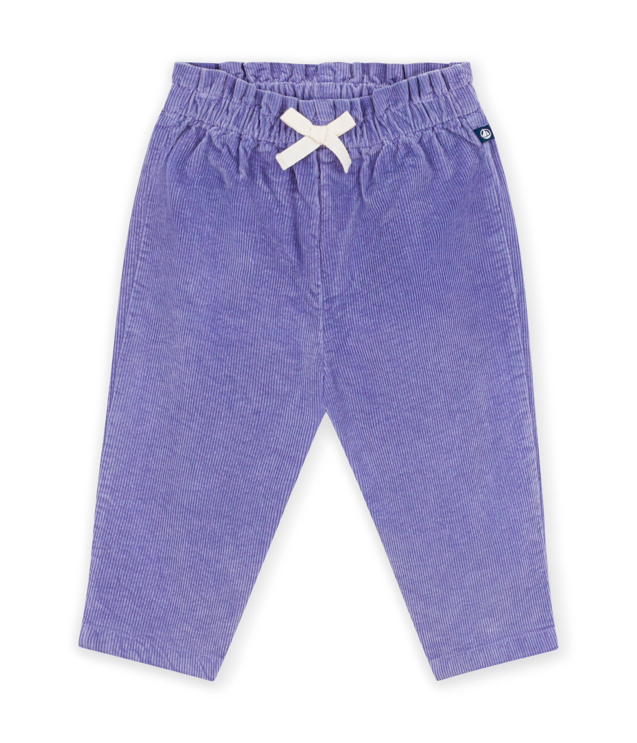 Petit Bateau - Plain Velvet Baby Trousers