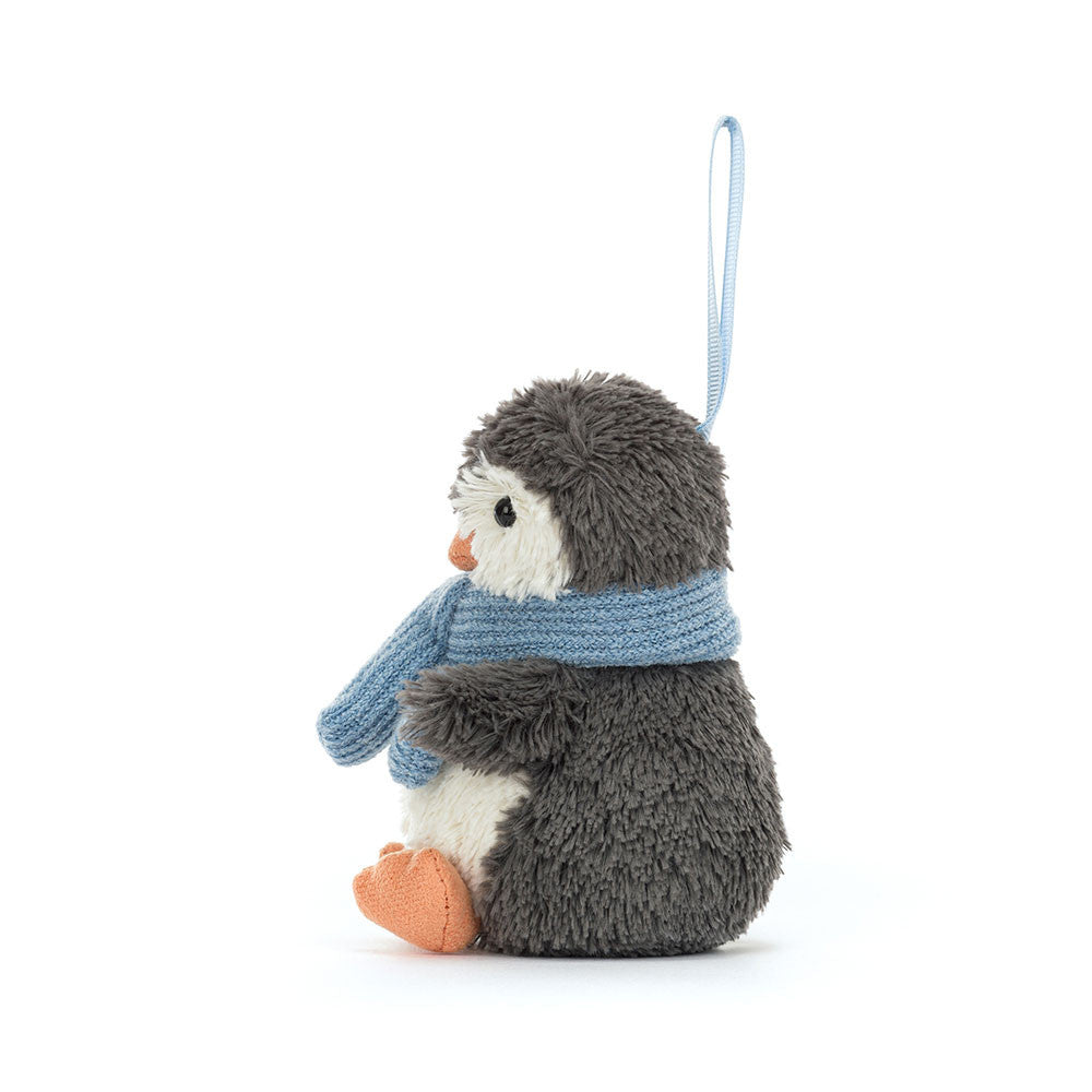 Jellycat - Christmas Ornament Peanut Penguin