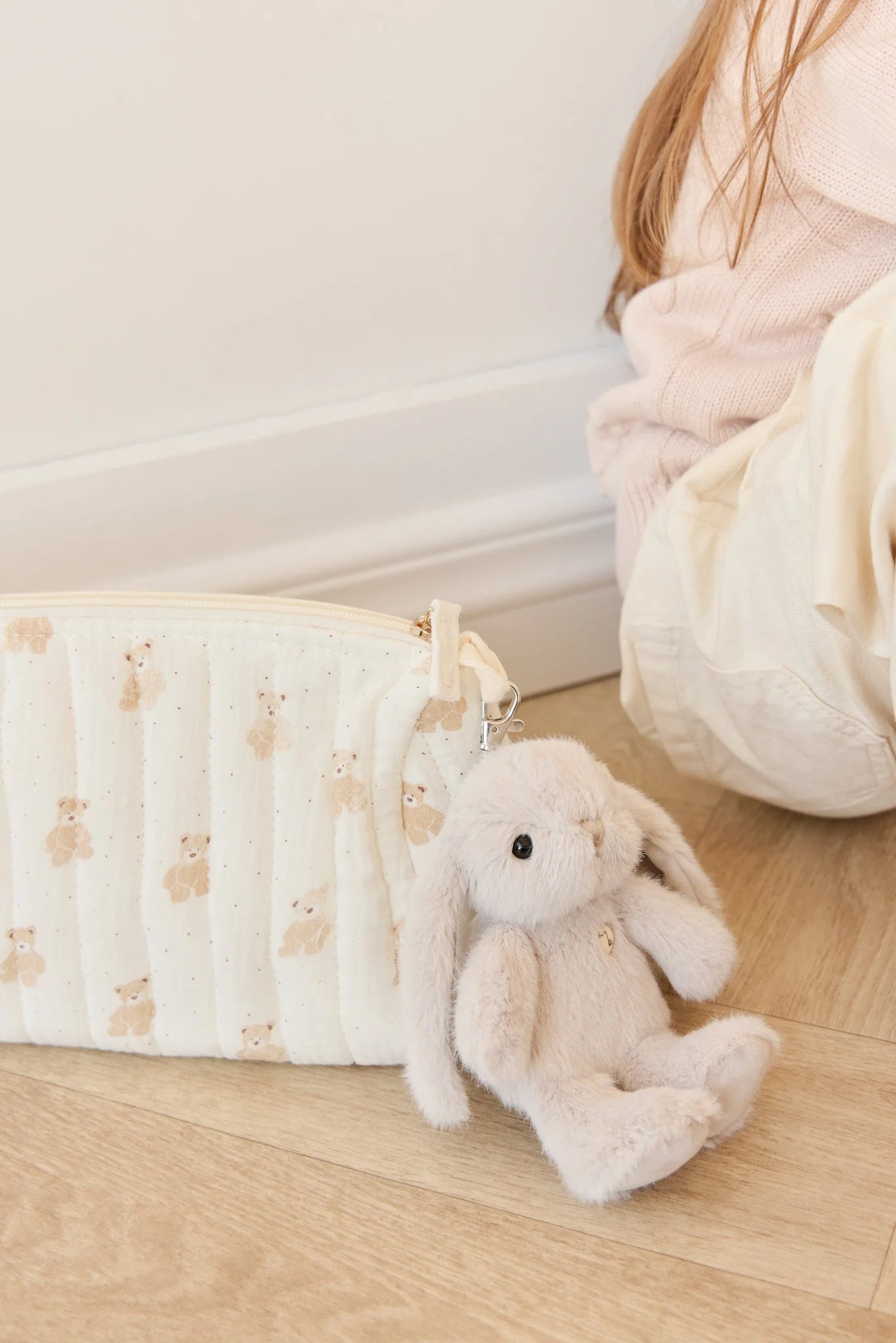 Snuggle Bunnies - Breloque pour sac - Pénélope le lapin - Beige