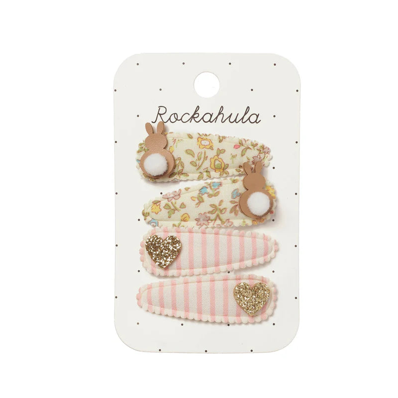Rockahula - Barrettes Tissu Lapin Petal