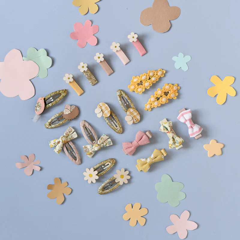 Rockahula - Ensemble de mini-barrettes à nœud Petal