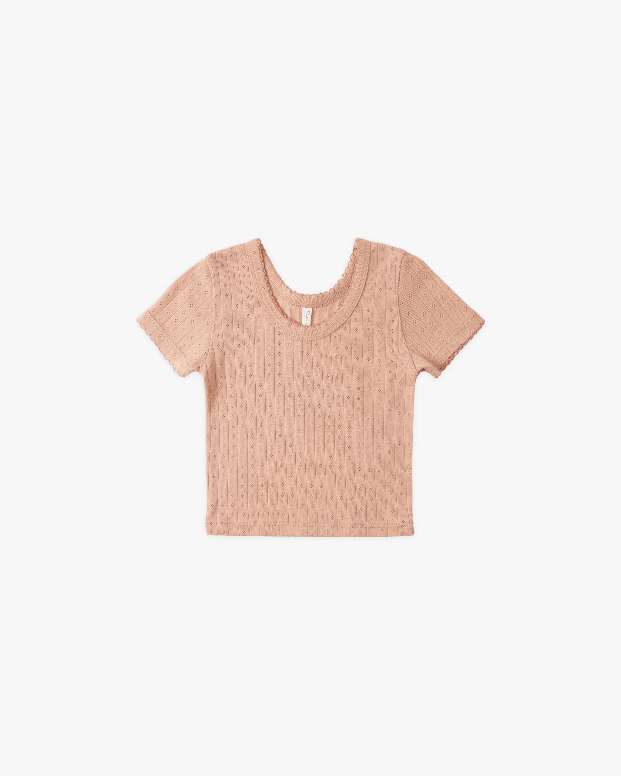 Rylee + Cru - T-Shirt Pointelle