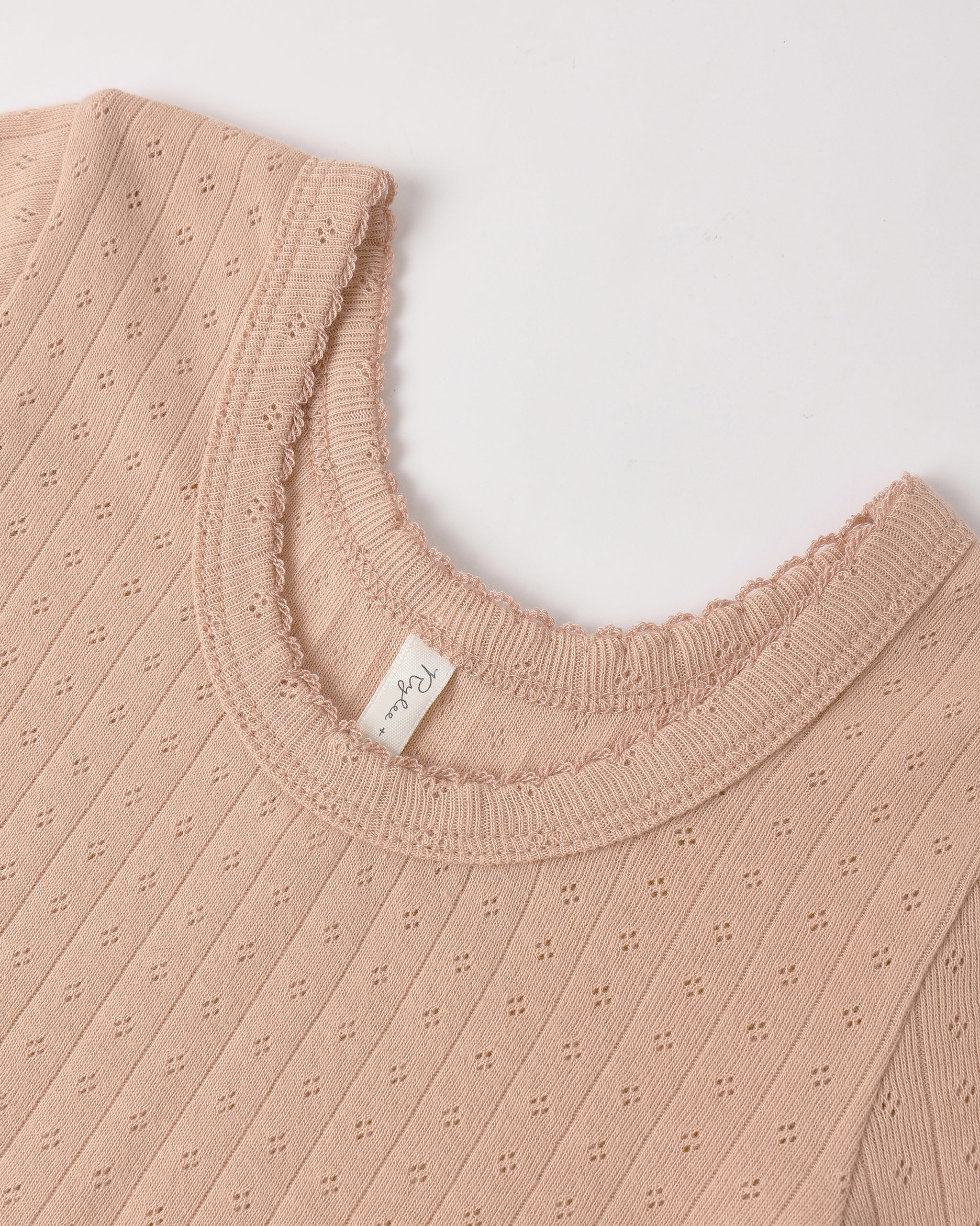 Rylee + Cru - T-Shirt Pointelle