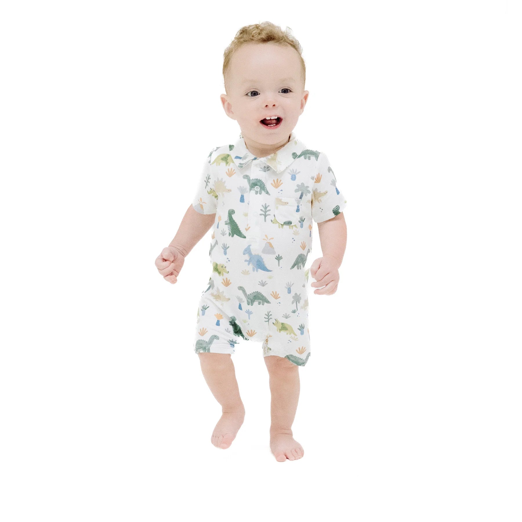 Angel Dear - Barboteuse Polo Dino