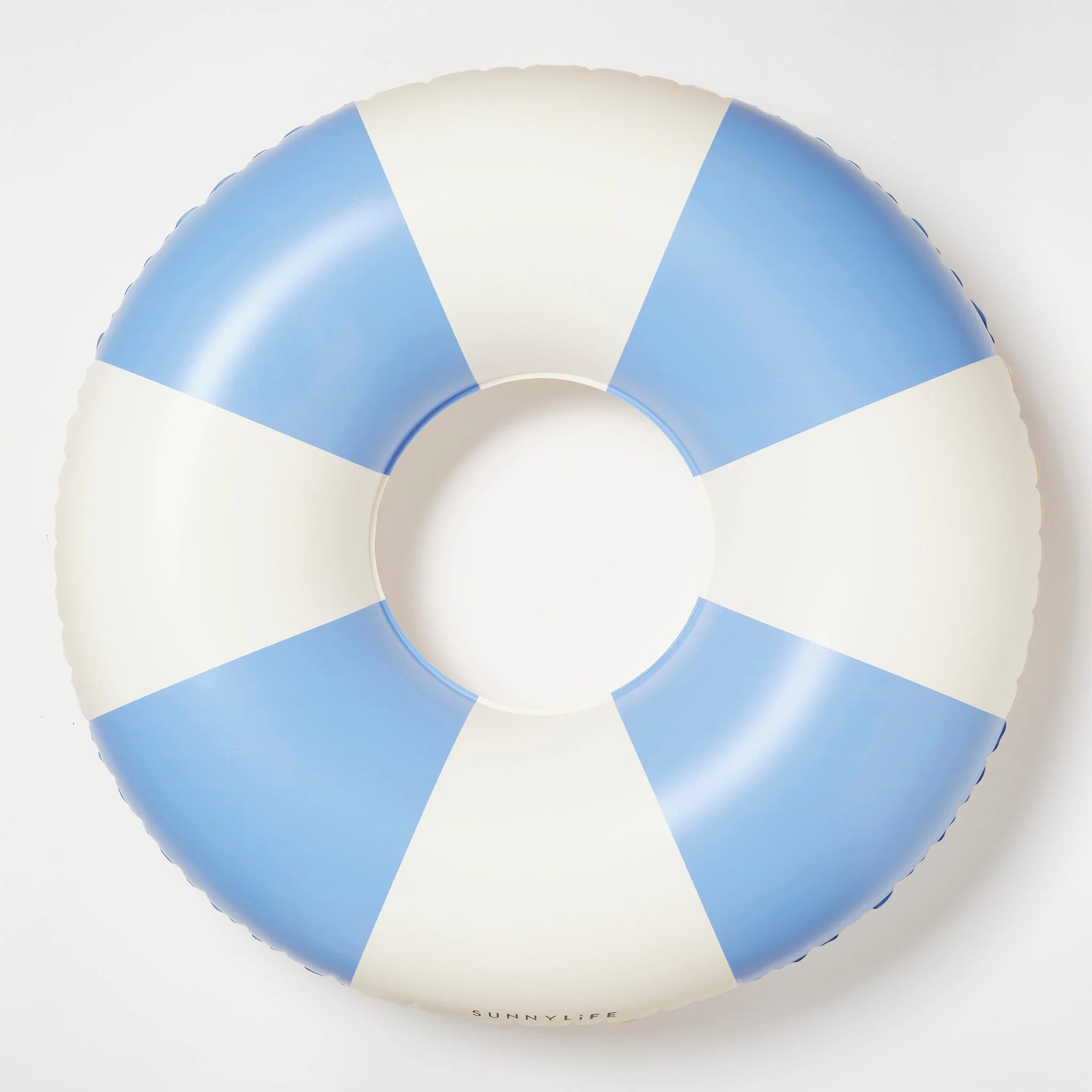 Sunnylife - Anneau De Piscine À Rayures Bleu
