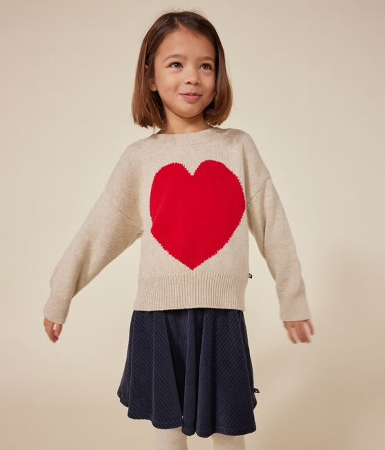 Petit Bateau - Heart Sweater