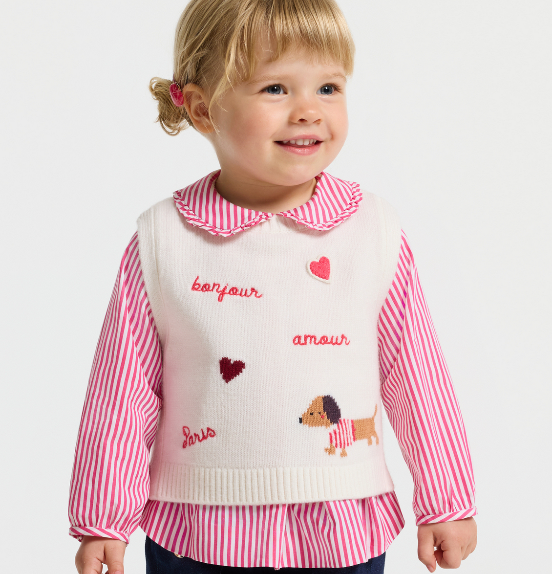 Jacadi - Pull Sans Manches Organza