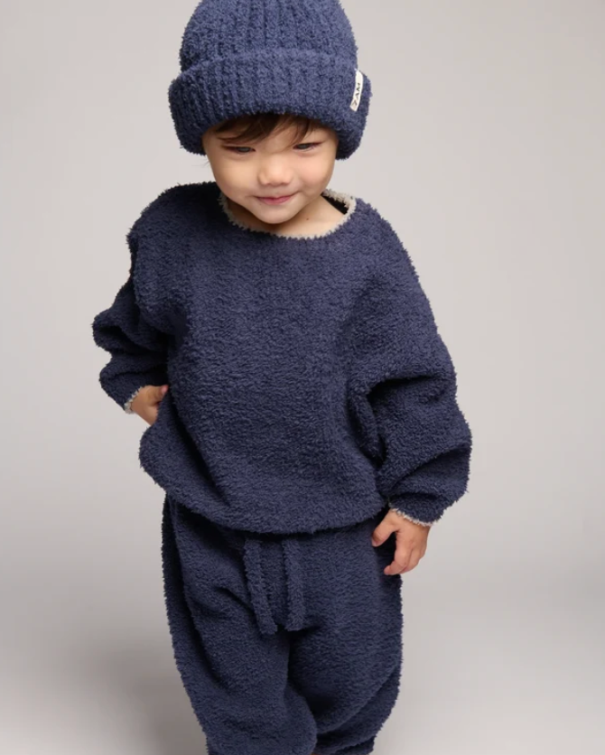 7 AM - Boxy Fuzzy Sweatshirt
