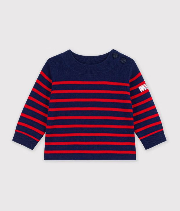 Petit Bateau - Striped Sweater (Baby)