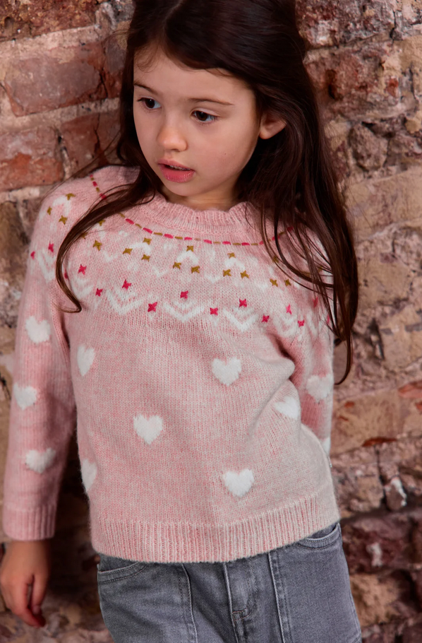 Bonton - Pull Jacquard Pastel