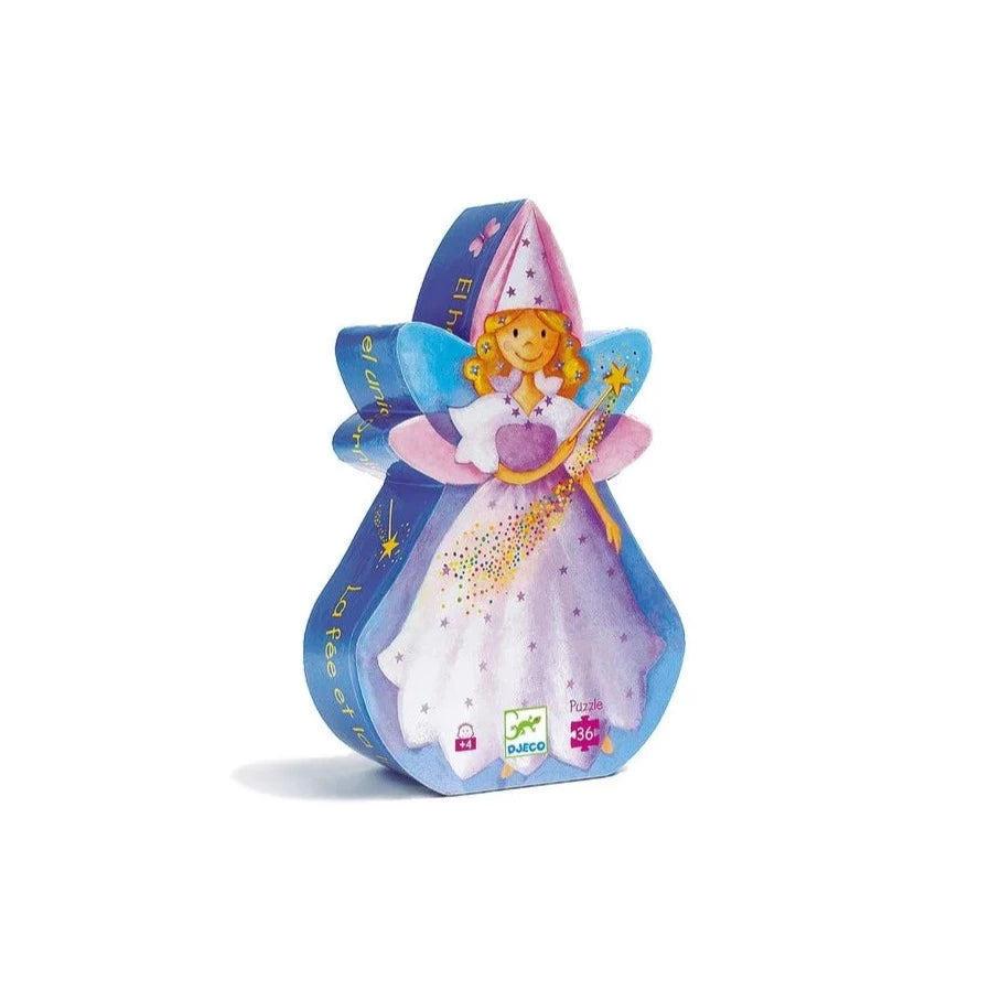 Djeco - Silhouette Puzzle: Fairy (36 pcs)