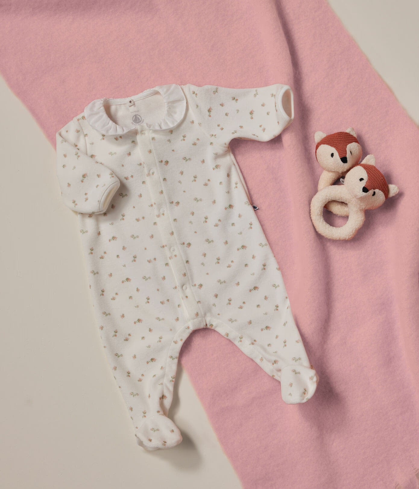 Petit Bateau - Pyjama Dors Bien Fleurs