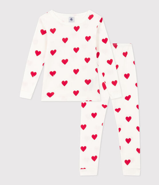 Petit Bateau - Pyjama Coeurs