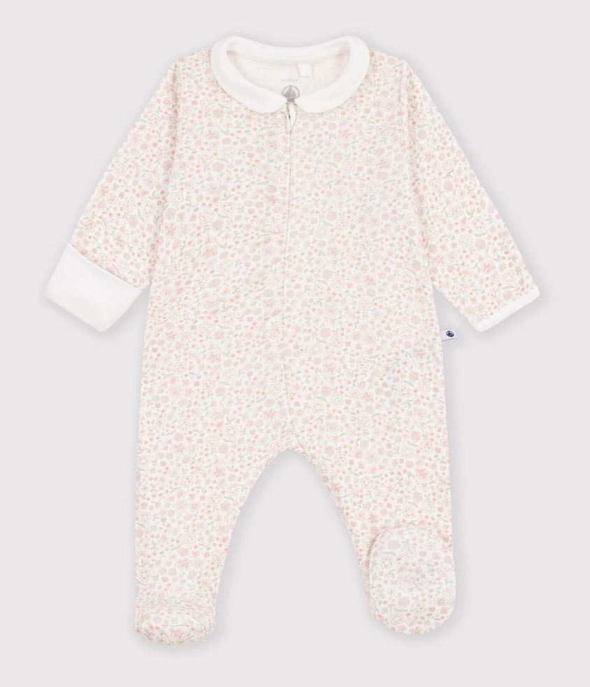 Petit Bateau - Pyjama Dors Bien Zip en coton imprimé