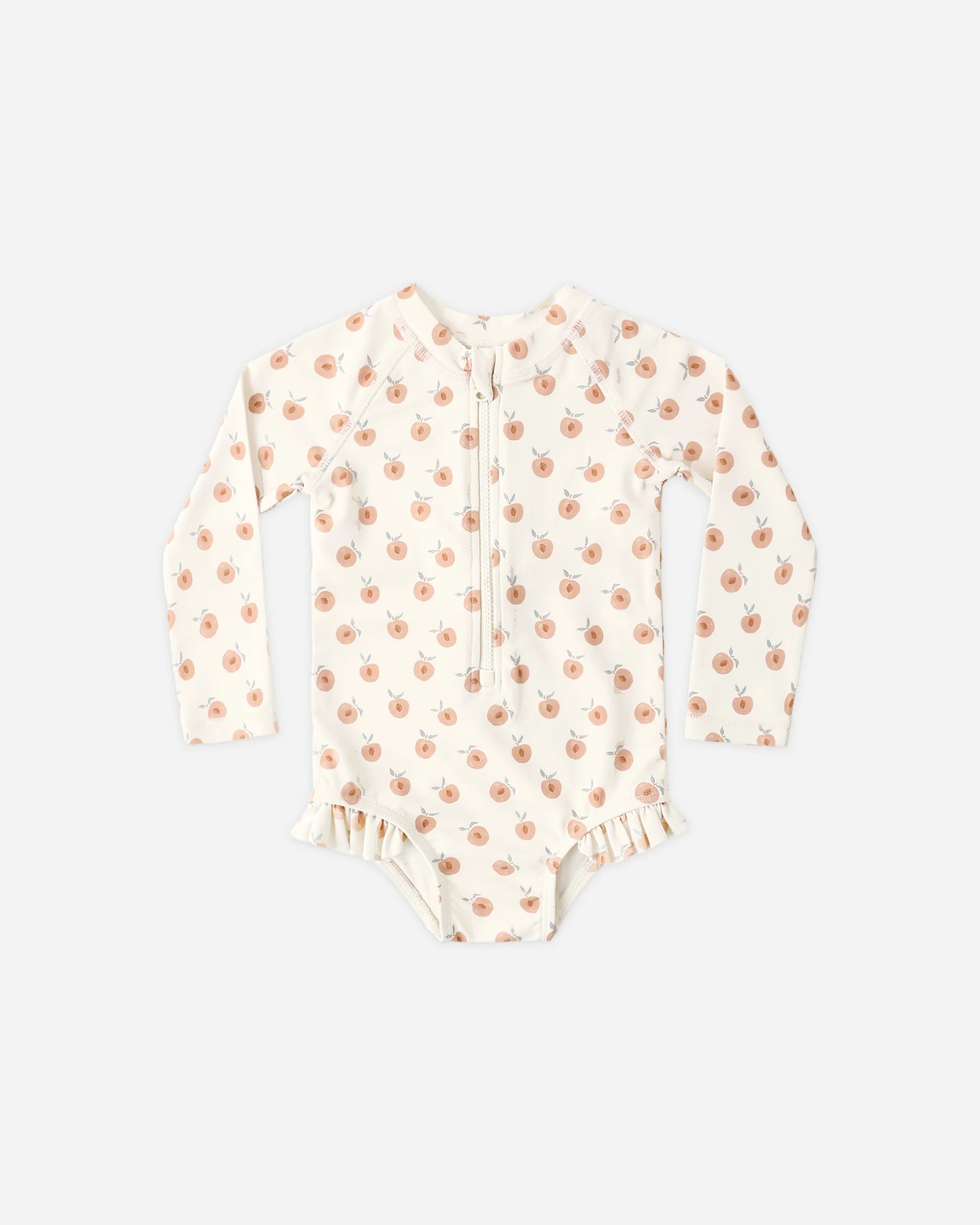 Rylee + Cru - Rashguard One-Piece Peaches