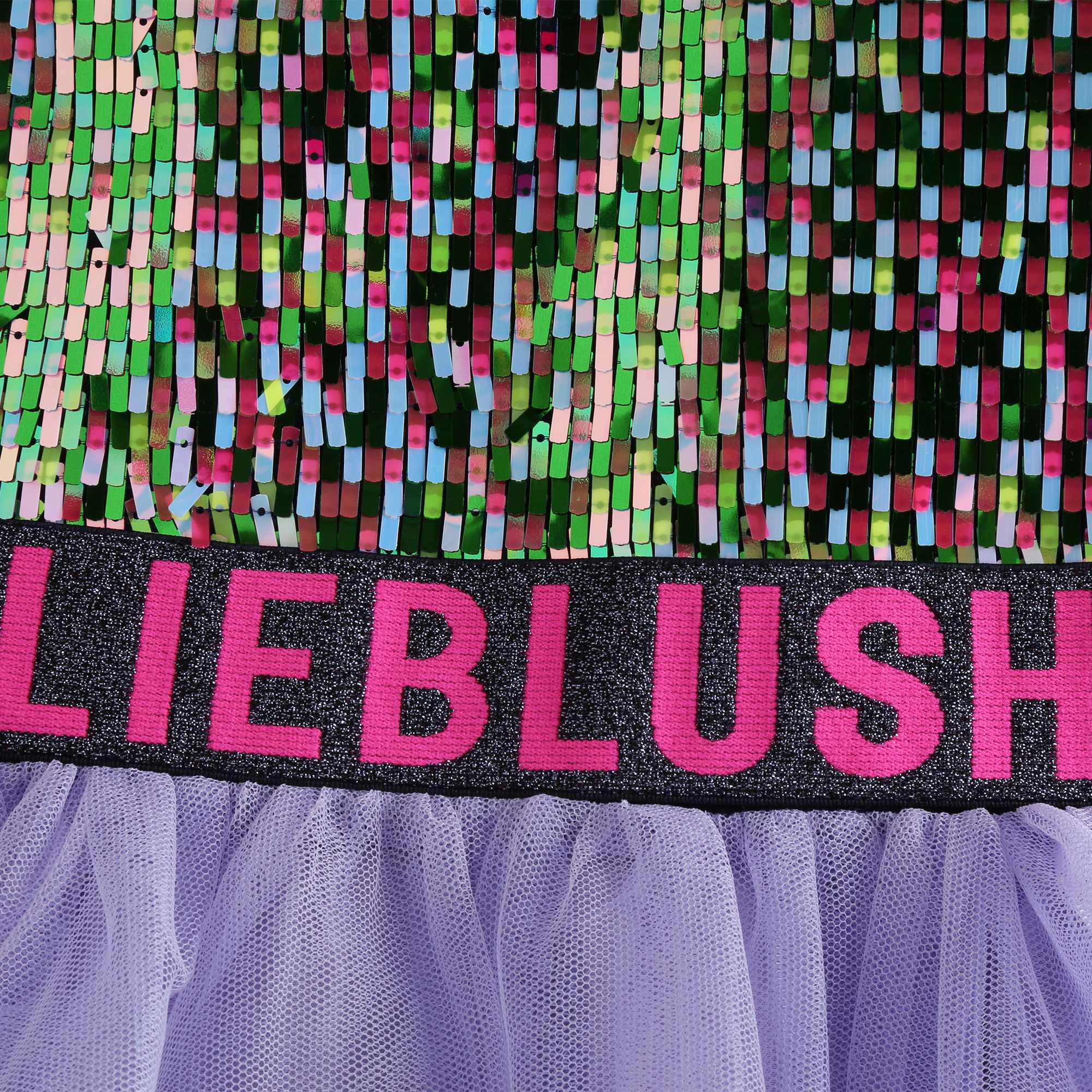 Billieblush - Robe Bimatière à Paillettes