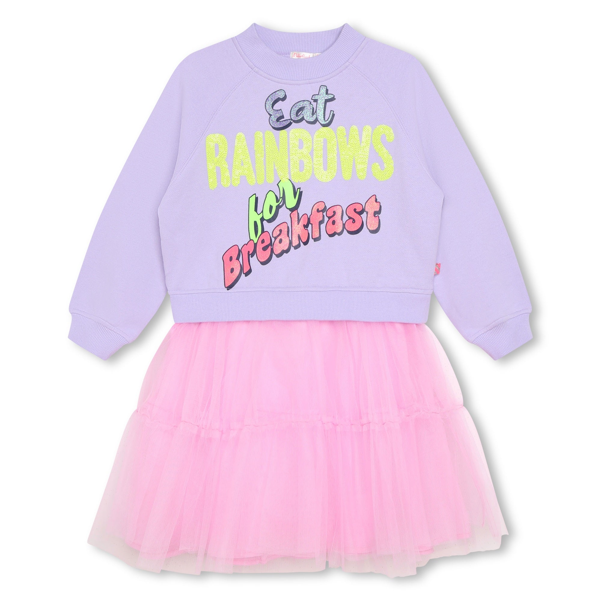 Billieblush - Robe Bi-matière Pailletée