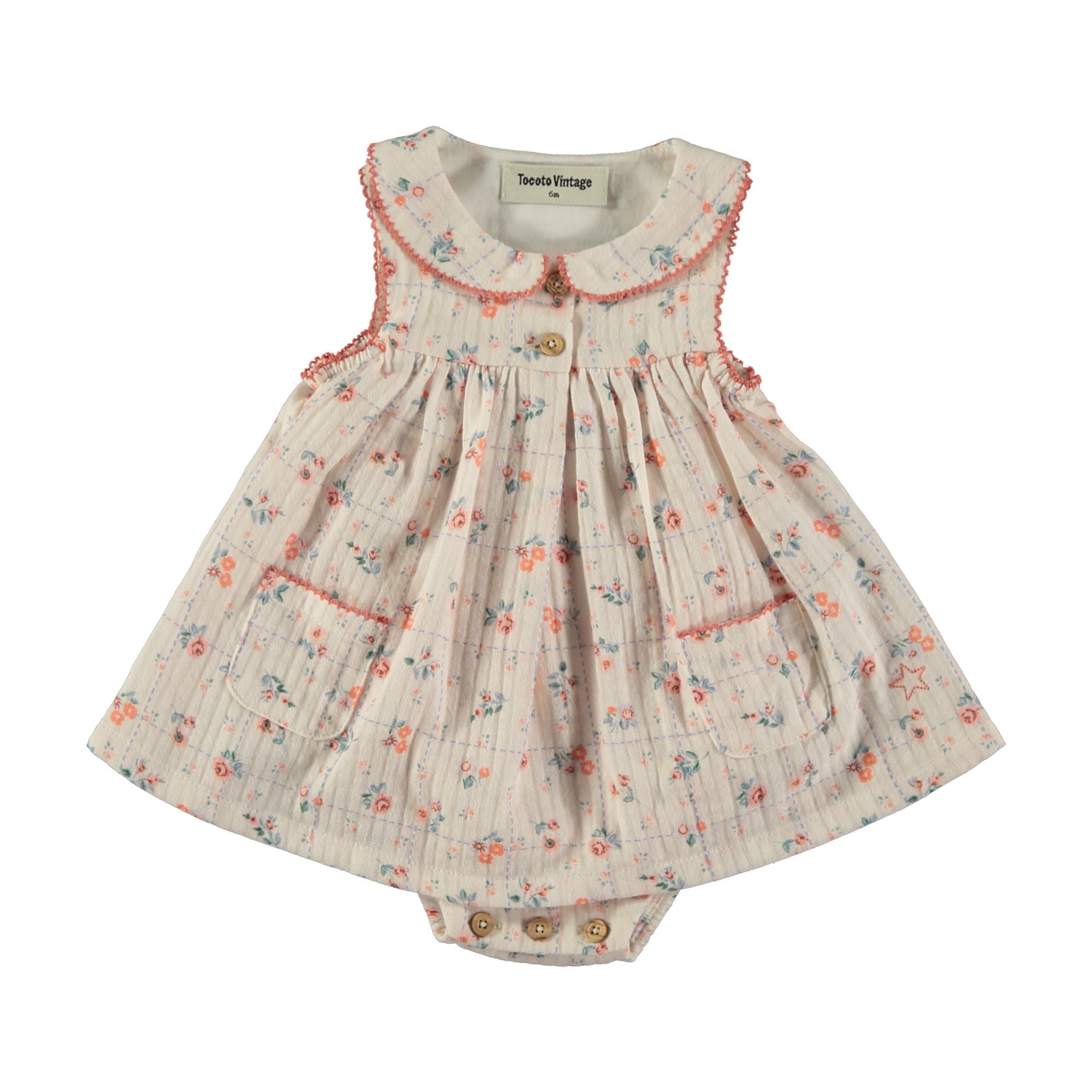 Tocoto Vintage - Robe Body Fleur