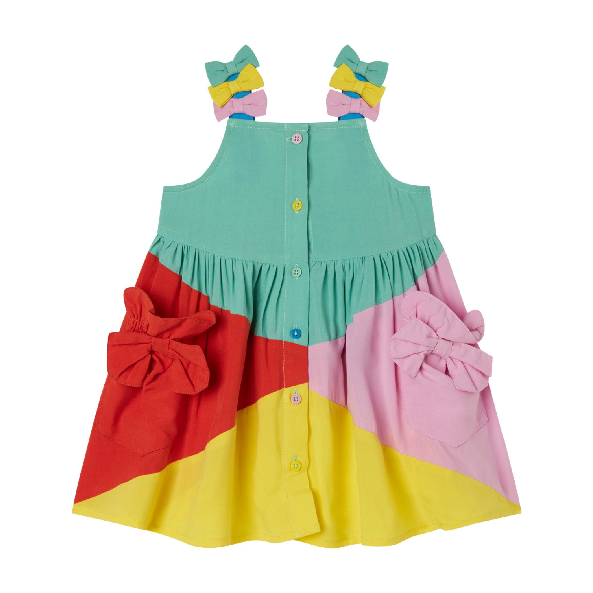 Stella McCartney - Colorblock Bow Dress (Baby)
