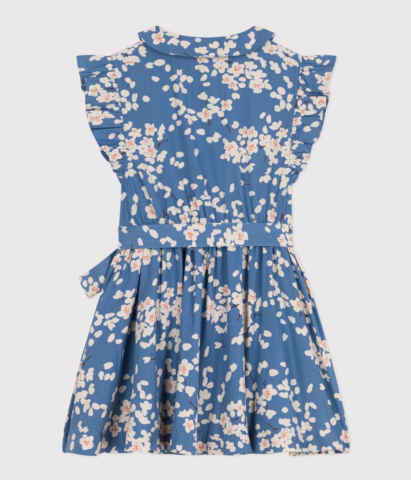 Petit Bateau - Robe Sans Manches Fleurs