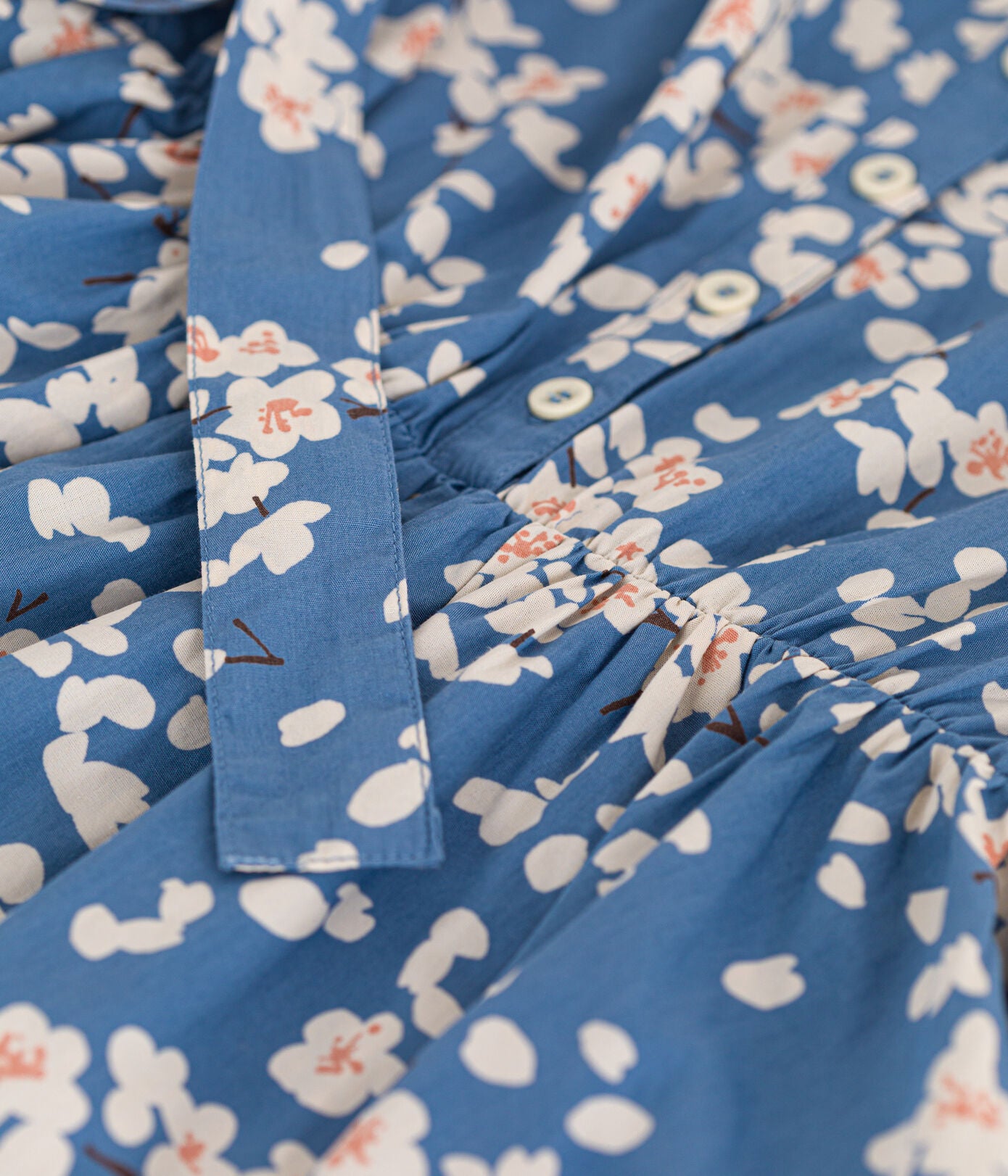Petit Bateau - Robe Sans Manches Fleurs