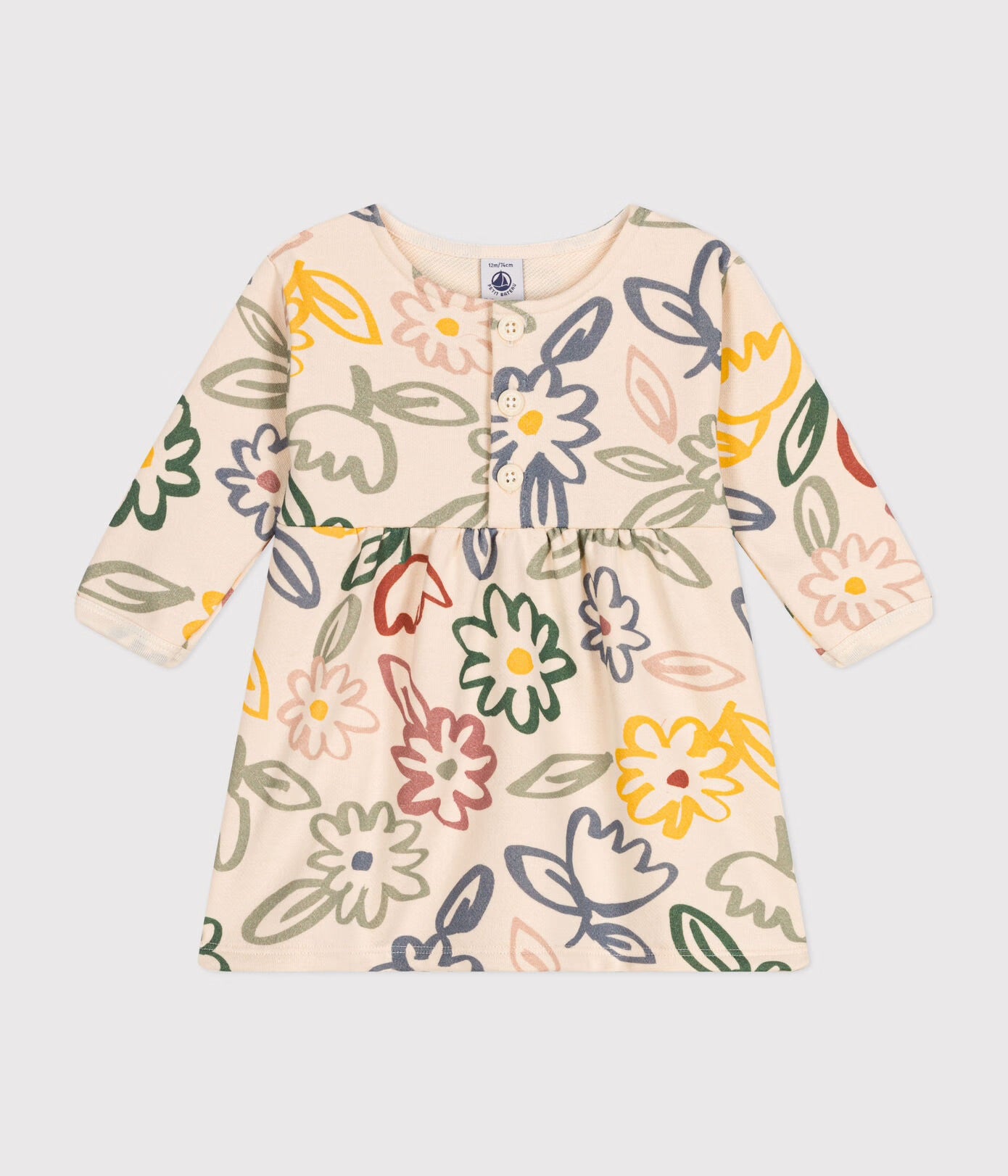 Petit Bateau - Robe Manches Longues (Bébé)