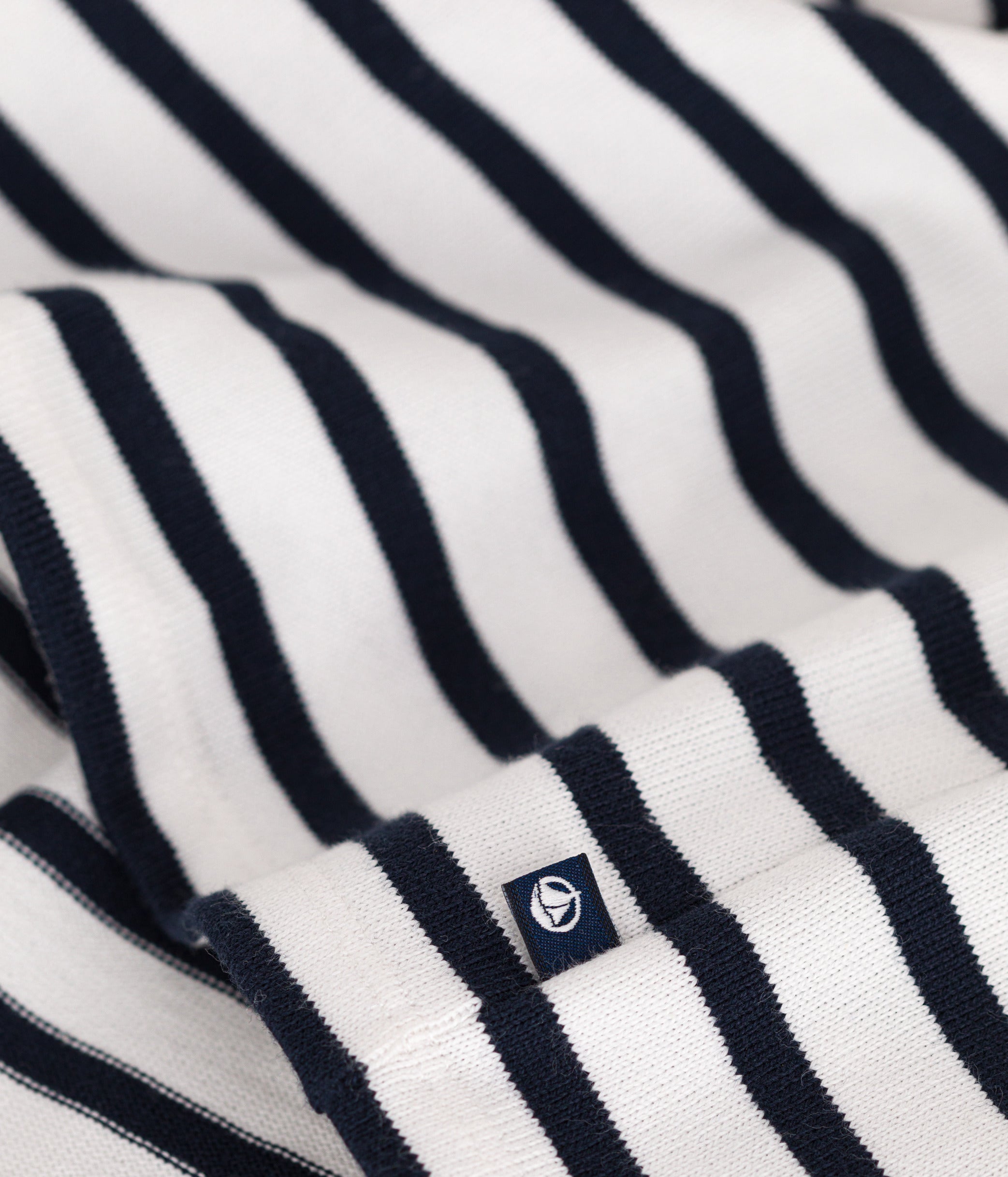 Petit Bateau - Robe Rayée Manches Longues